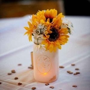 Sunflowers & Mason Jars